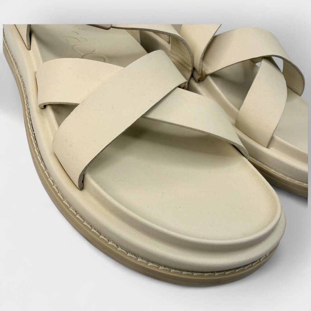 Chaco Women’s Townes Sandals Angora Beige Leather Size 11/ EU42  JCH109470Z - Picture 11 of 13